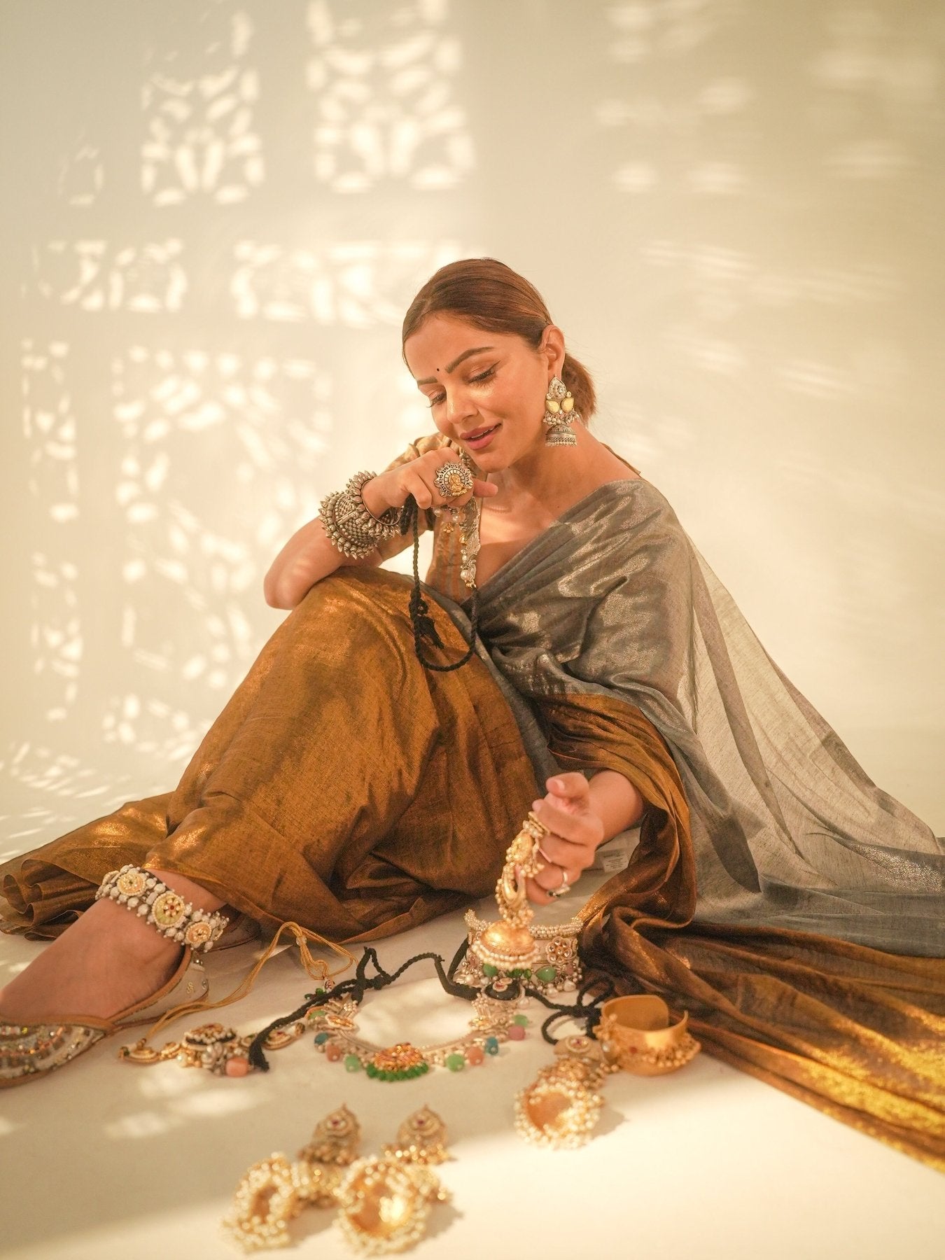 Chandi Sona Saree - Eternity by Sakshi