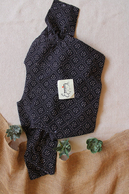 Black Vanilla Ajrakh Limited Edition Blouse