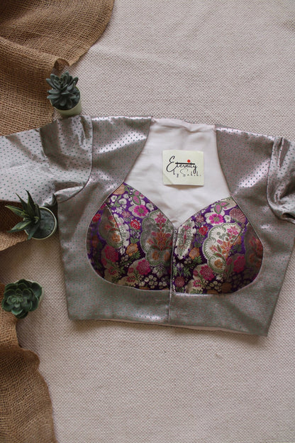 Gul Patch Blouse - Eternity by Sakshi