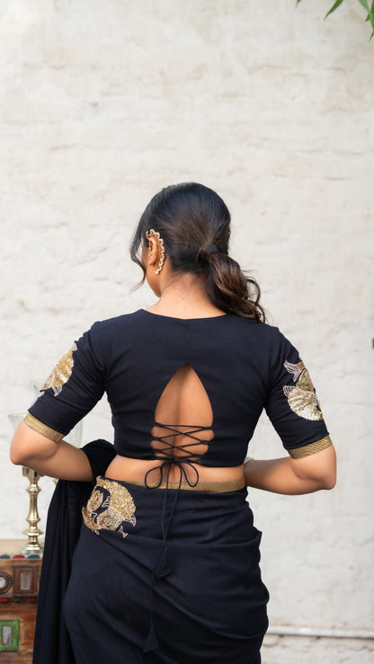 Midnight Jalpari Blouse - Eternity by Sakshi