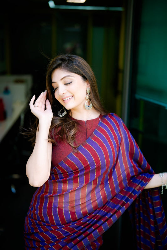 Mulberry Silsila Saree - Eternity by Sakshi