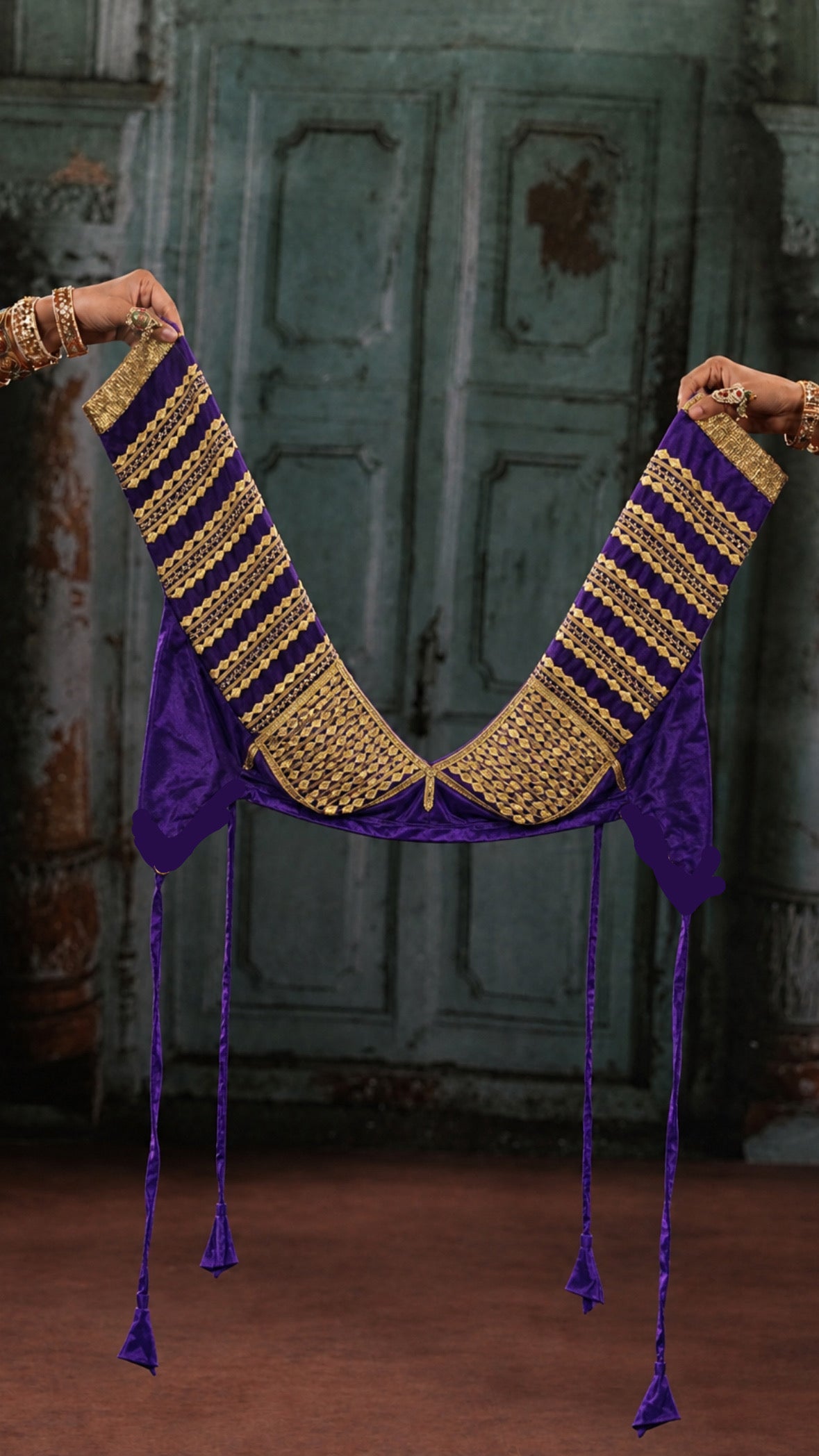 Eggplant Purple Aangi Blouse