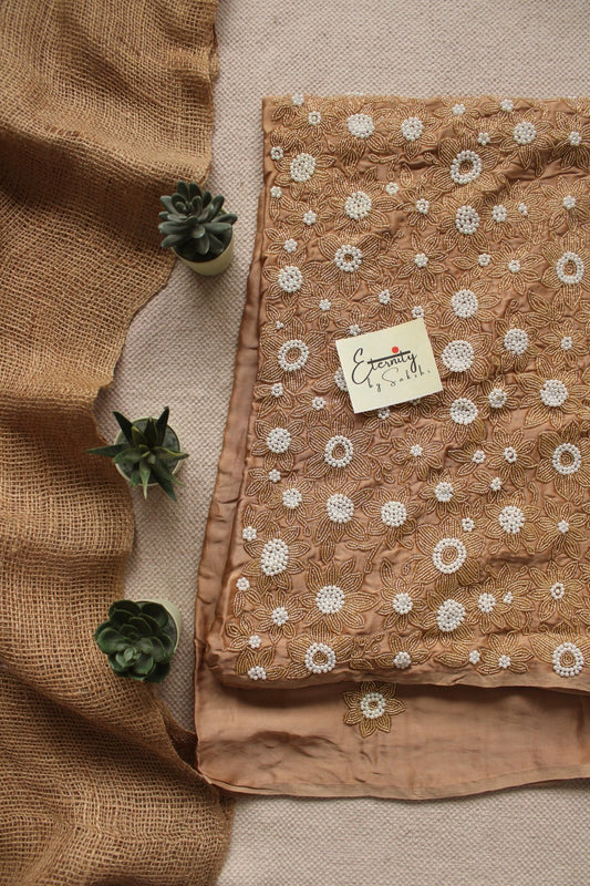 Beige Handwork Saree - Eternity by Sakshi