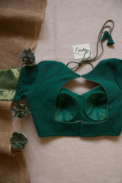 Green Glam Blouse