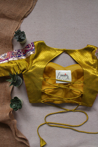 Peela Navratri Noor Blouse