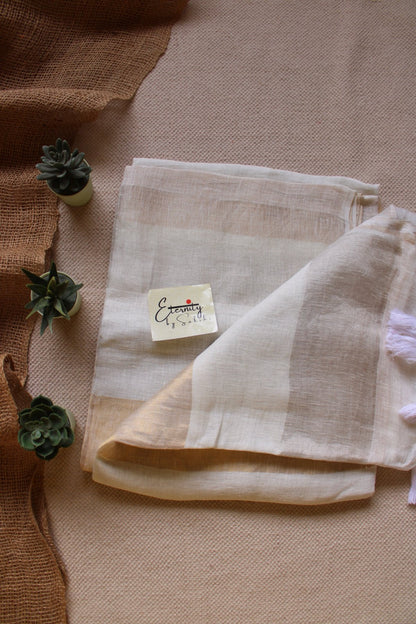 White Nayana Saree - Eternity by Sakshi