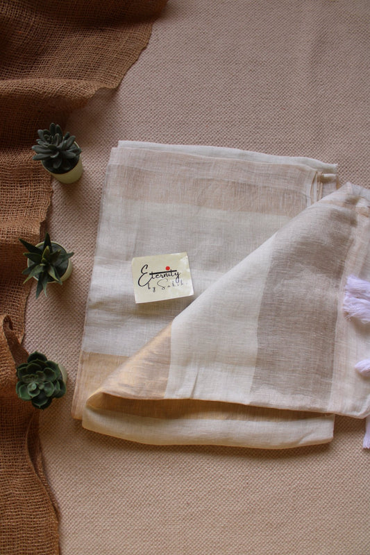 White Nayana Saree - Eternity by Sakshi