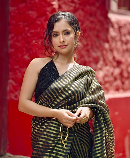 Black Mohini Saree