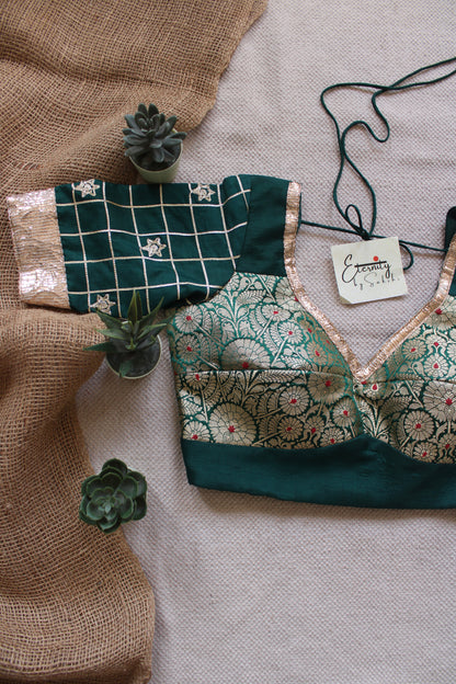 Green Patch Blouse