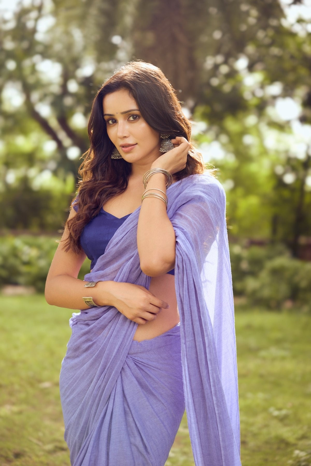 NEELAMBAR BREEZY SAREE - Eternity by Sakshi