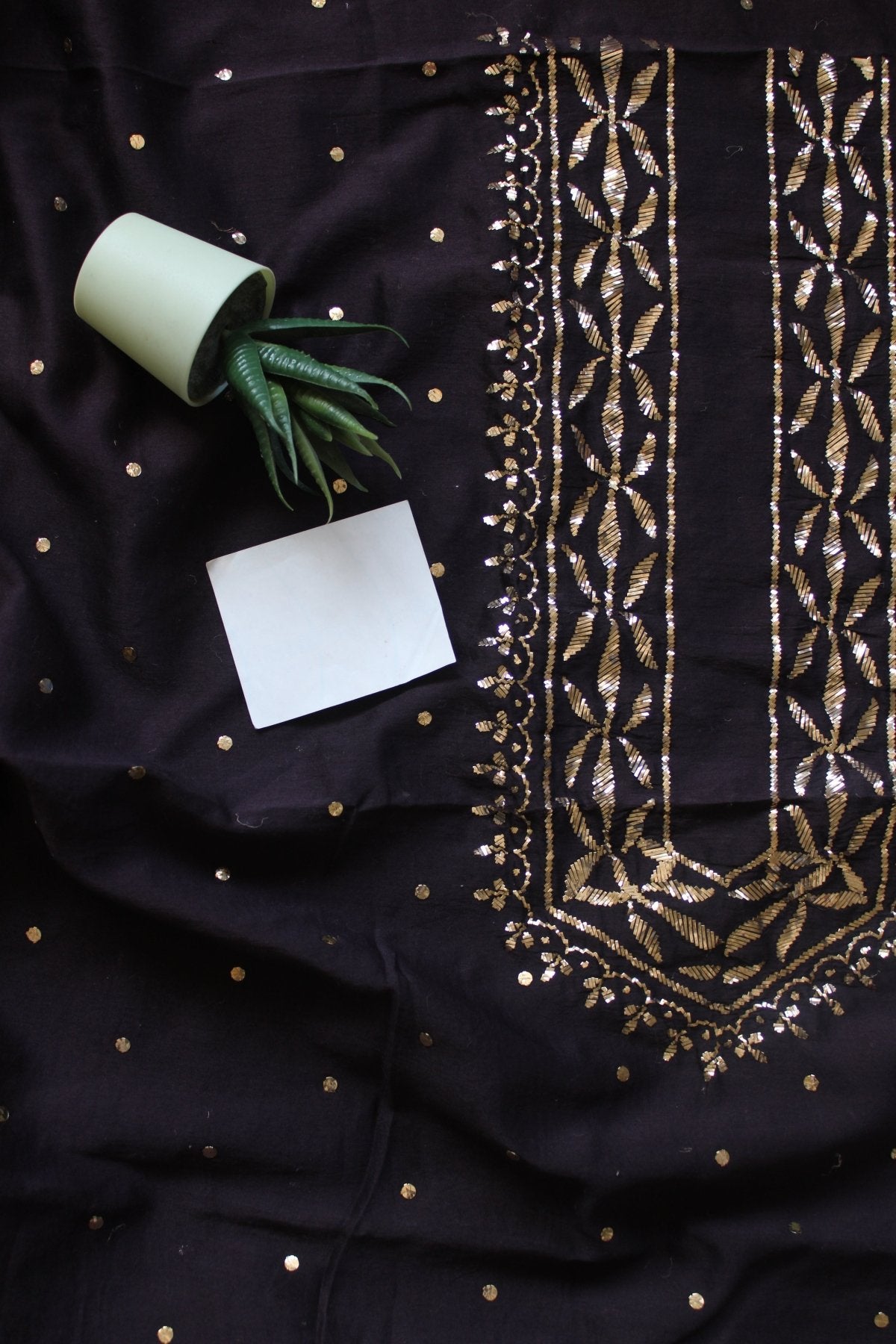 Lucknowi Handcrafted Chanderi Unstitched Mens Kurta Fabric 03 - Eternity by Sakshi