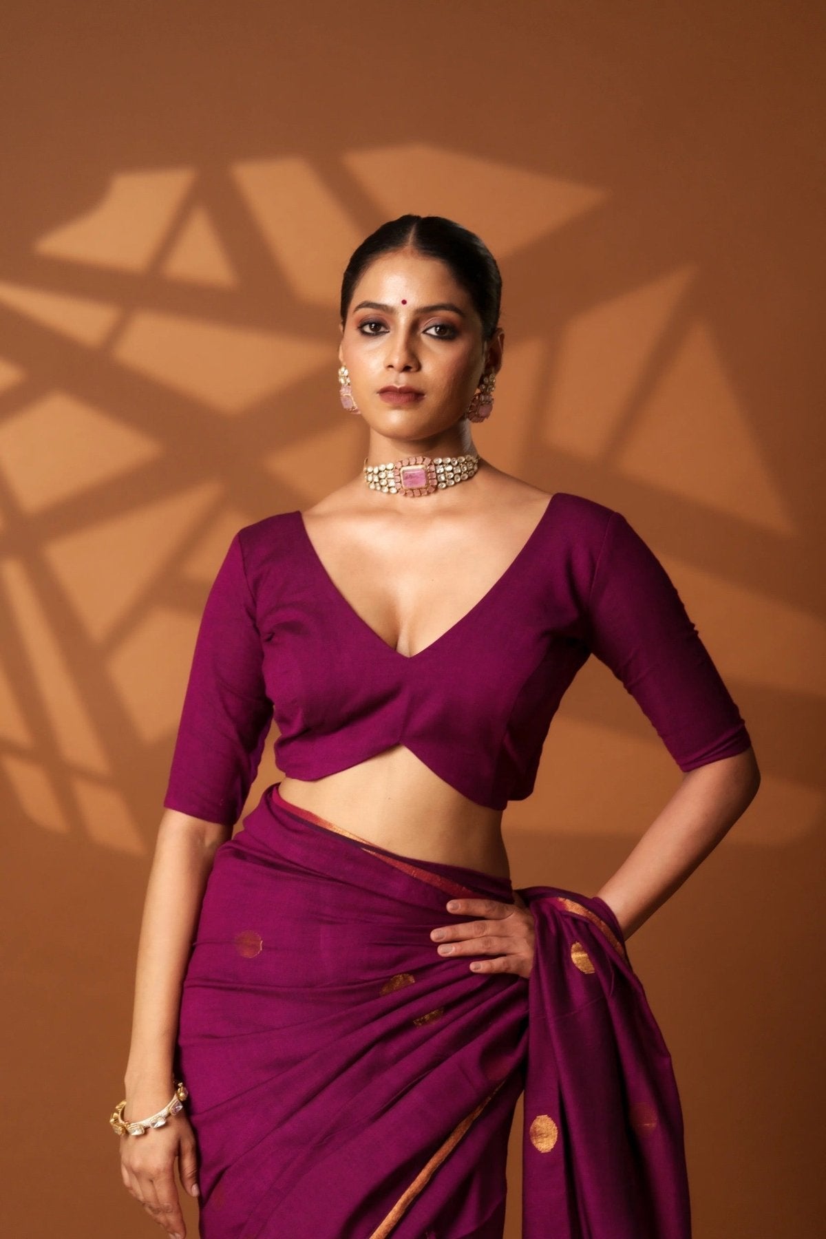 Rosy Shadow Blouse - Eternity by Sakshi