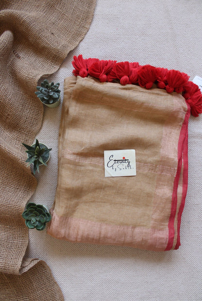 Kangana Linen Saree - Eternity by Sakshi