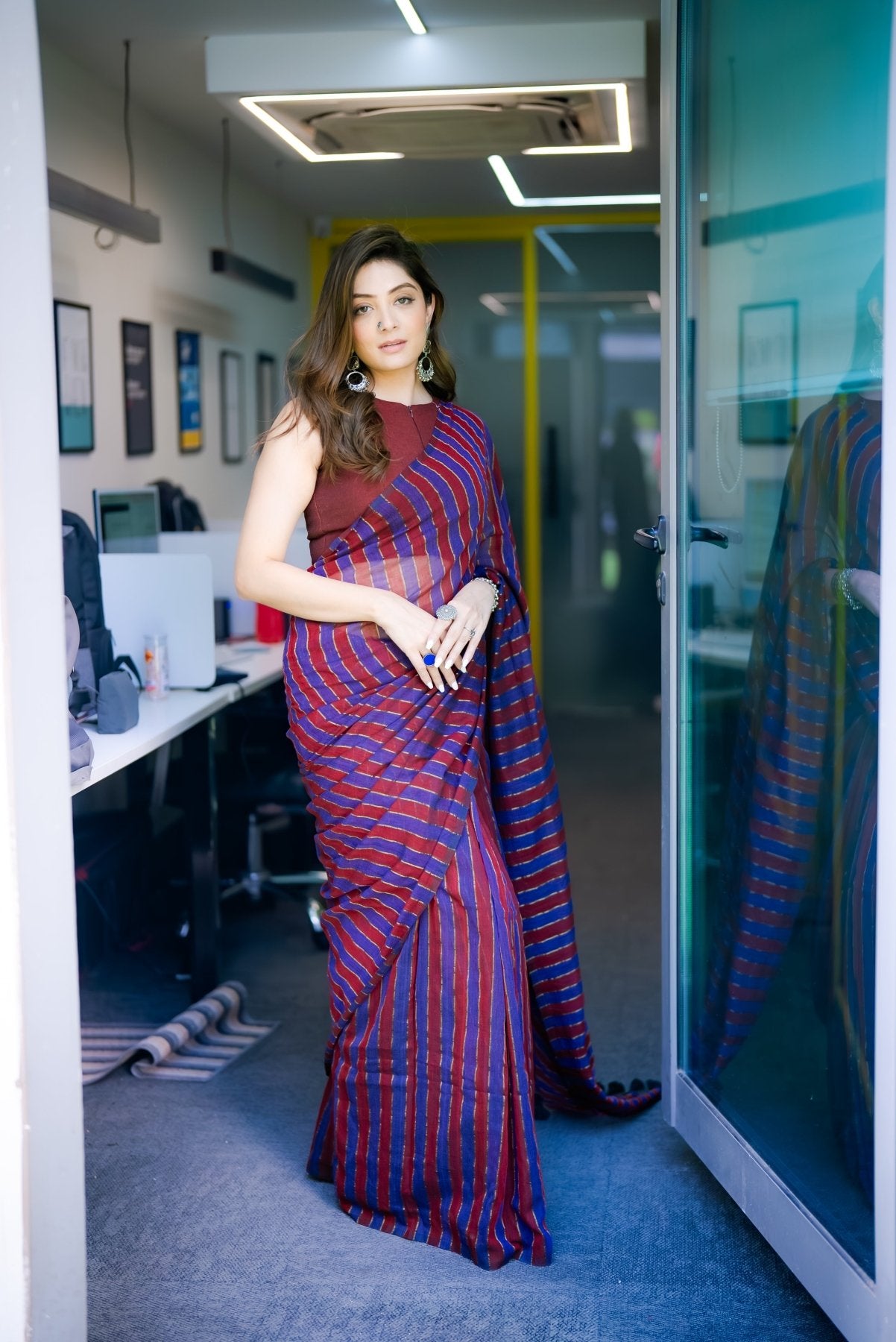 Mulberry Silsila Saree - Eternity by Sakshi