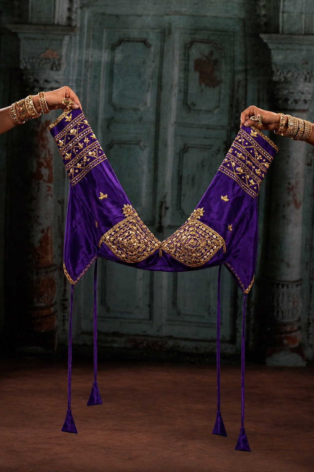 Baigani Surkhi Aangi Blouse