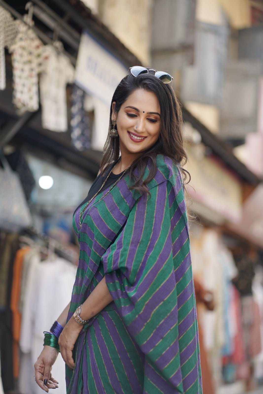 Green Silsila Saree - Eternity by Sakshi