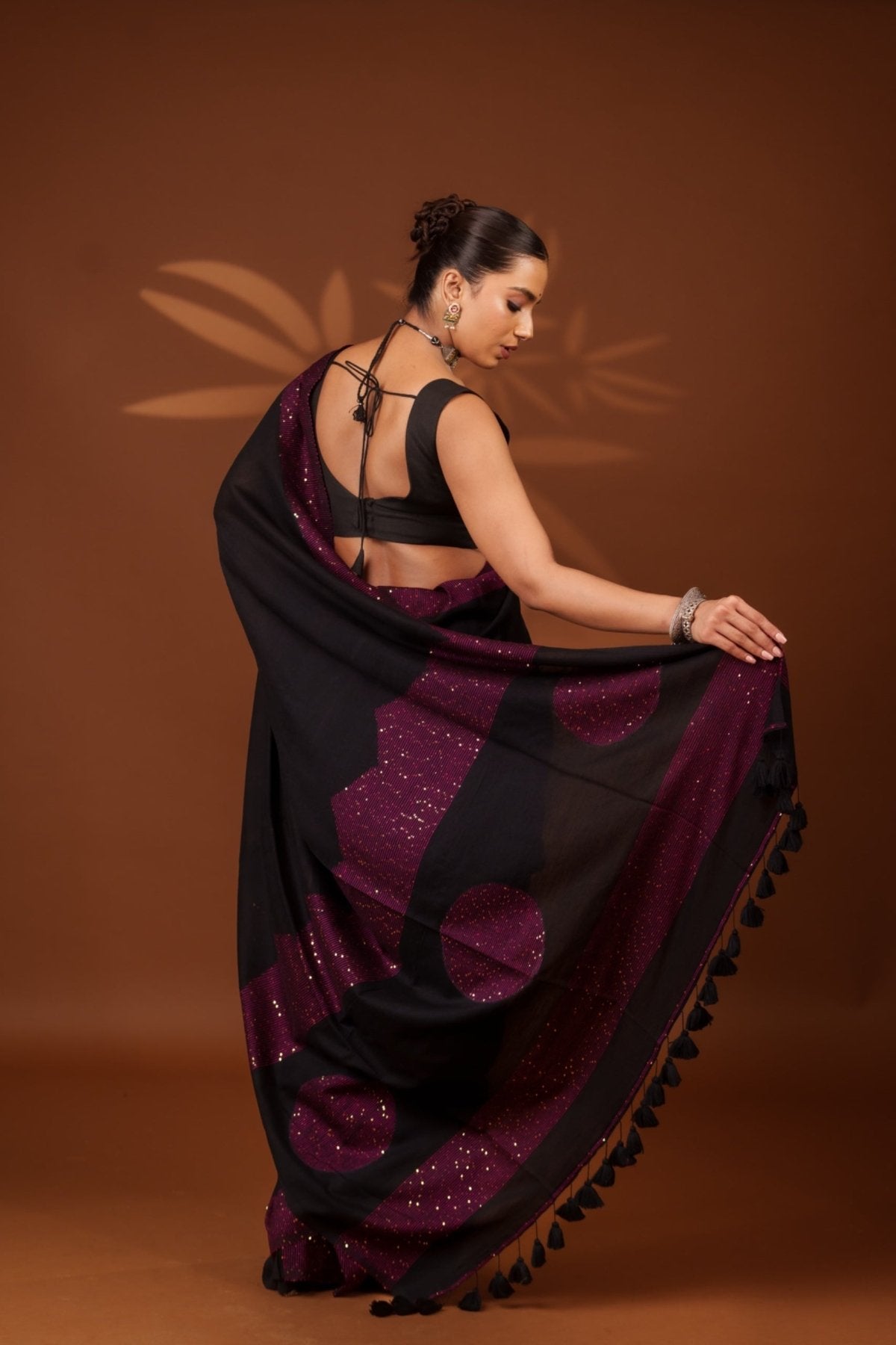 Black Shakti Saree - Eternity by Sakshi