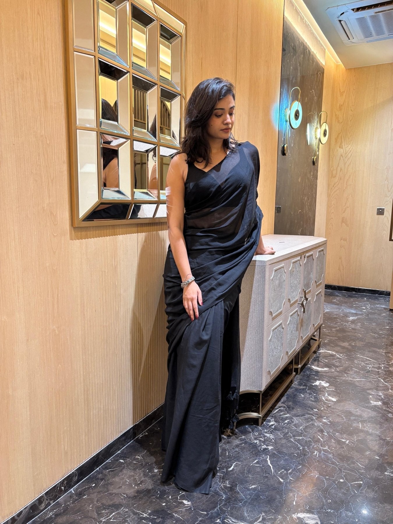 KOHL BREEZY SAREE - Eternity by Sakshi