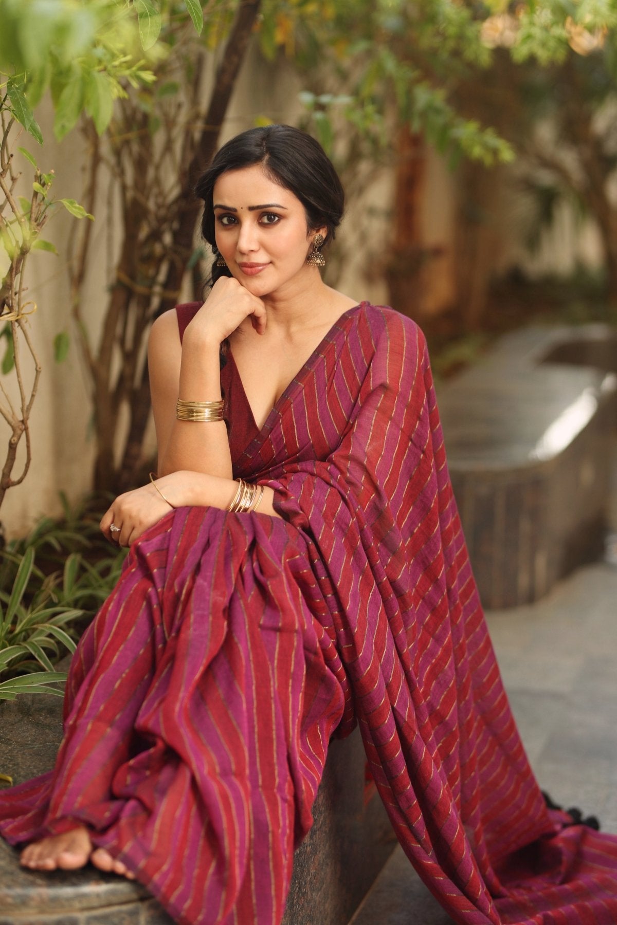 Gulaabi Silsila Saree - Eternity by Sakshi