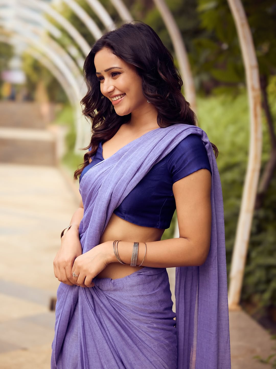 NEELAMBAR BREEZY SAREE - Eternity by Sakshi