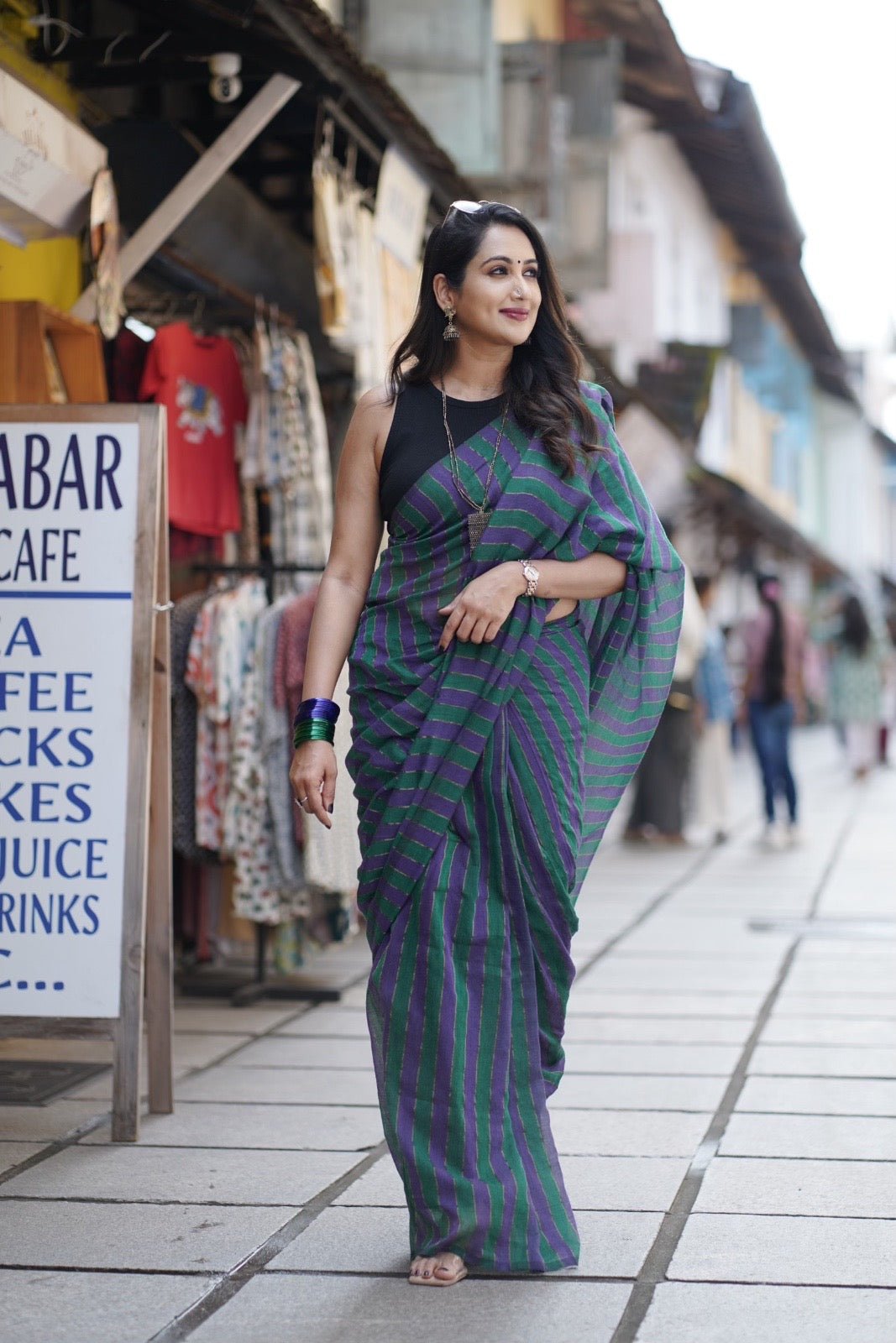 Green Silsila Saree - Eternity by Sakshi