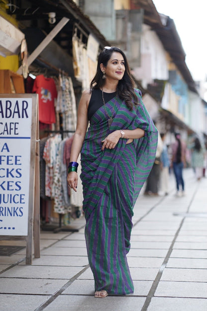 Green Silsila Saree - Eternity by Sakshi