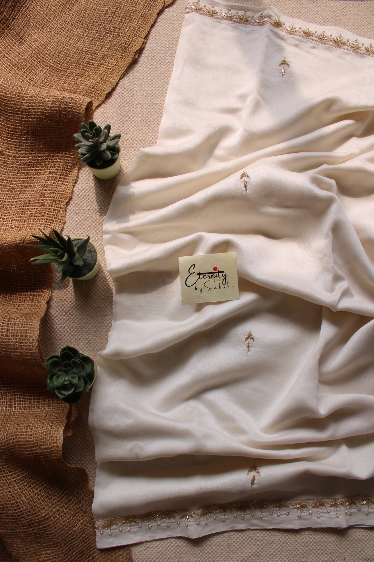 Pearl Nazrana Saree - Eternity by Sakshi