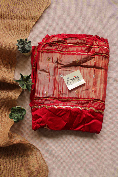 Lotus Modal Handwork Saree