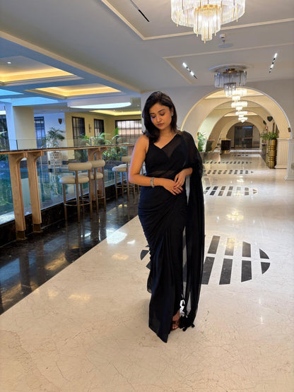 KOHL BREEZY SAREE - Eternity by Sakshi