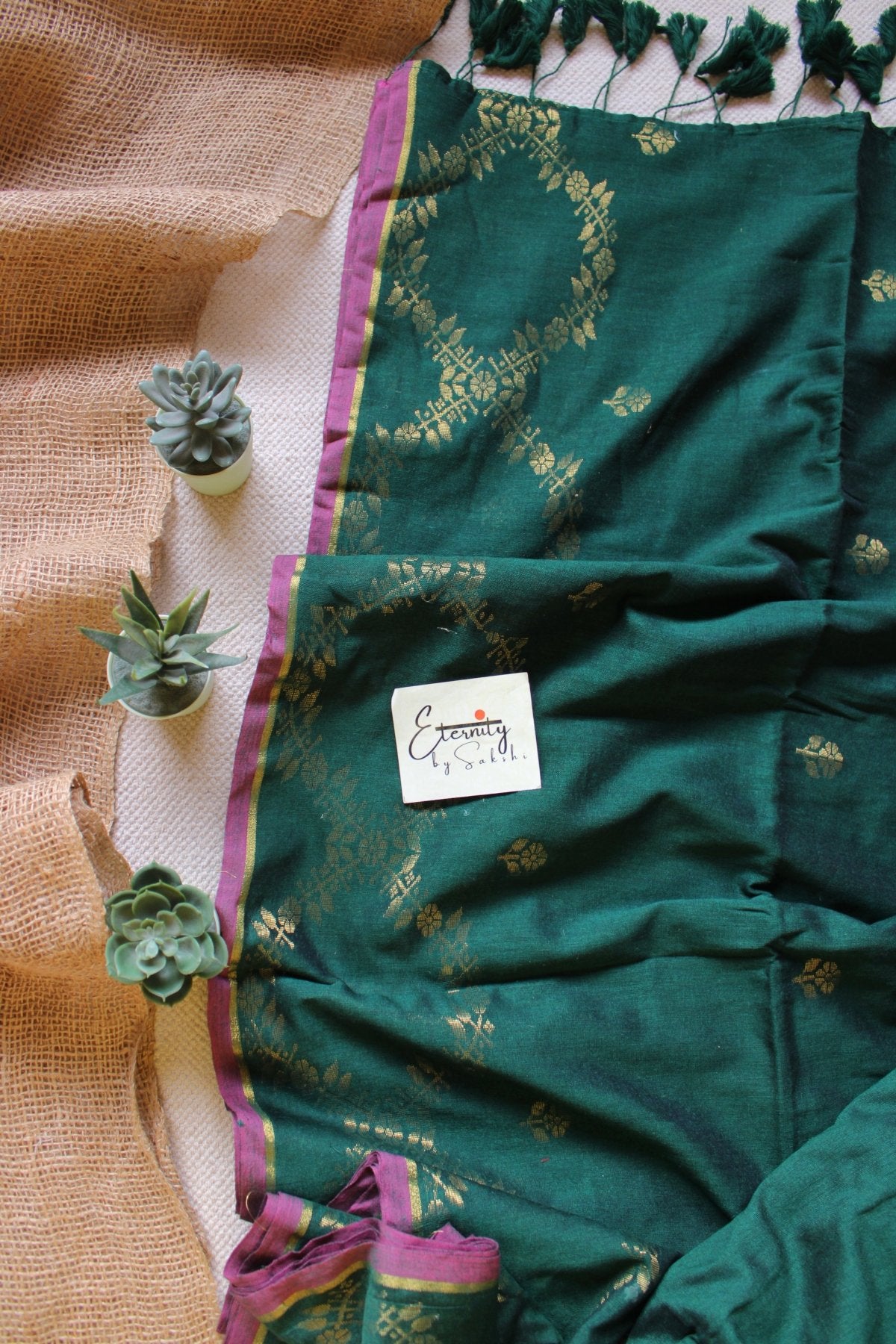 Green Parv Saree - Eternity by Sakshi
