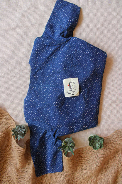 Indigo Vanilla Ajrakh Limited Edition Blouse