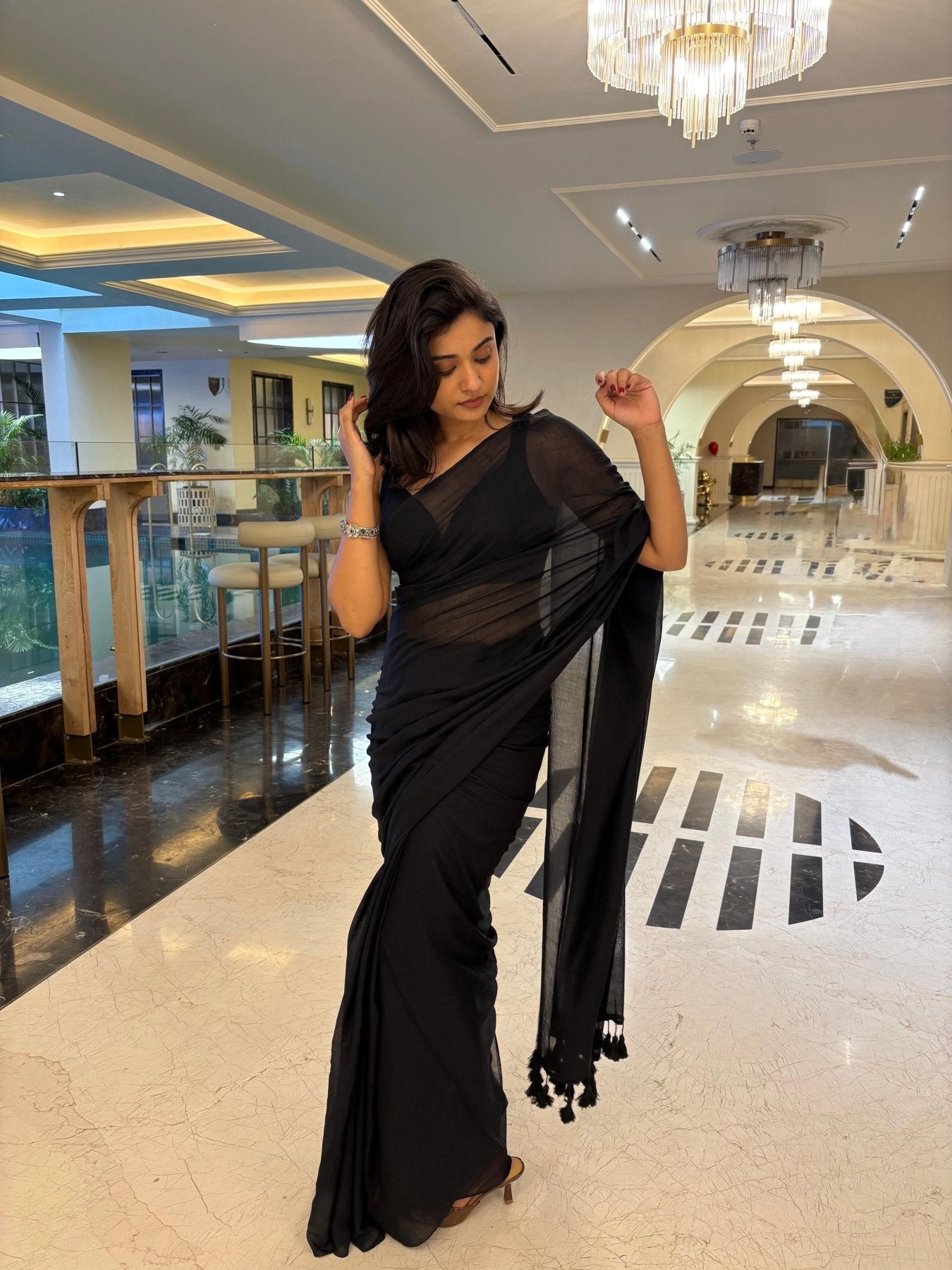 KOHL BREEZY SAREE - Eternity by Sakshi