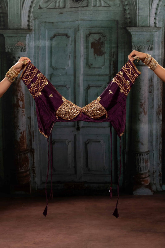 Noir Orchid Aangi Blouse - Eternity by Sakshi