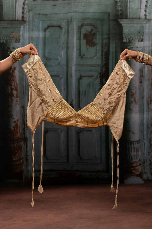 Beige Aangi Blouse - Eternity by Sakshi