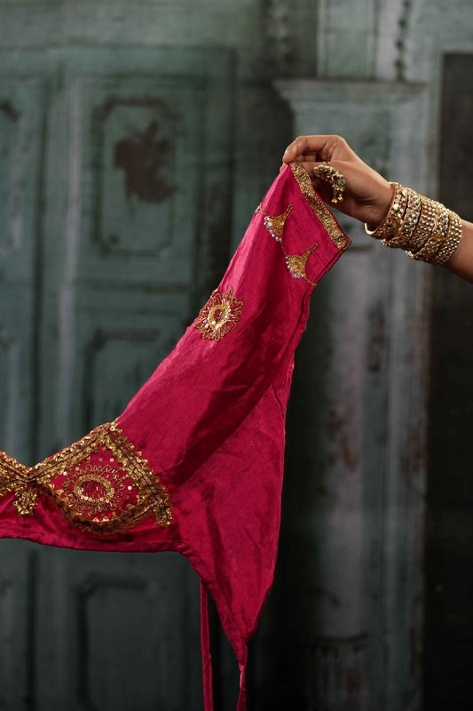 Gulaabi Aangi Blouse - Eternity by Sakshi