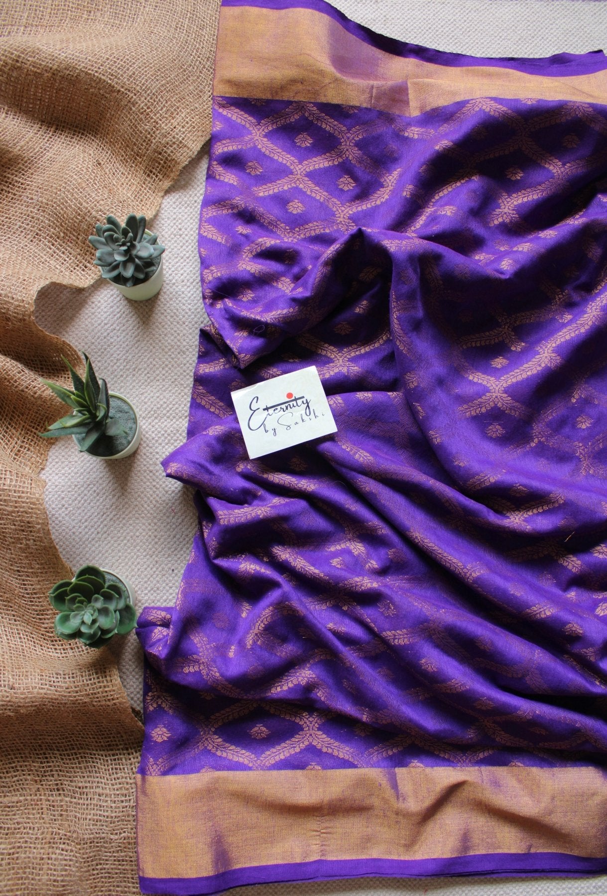 Purple Embrace Saree - Eternity by Sakshi