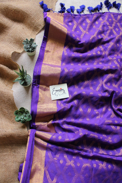 Purple Embrace Saree - Eternity by Sakshi