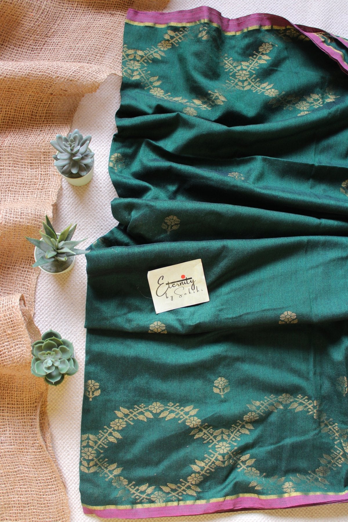 Green Parv Saree - Eternity by Sakshi