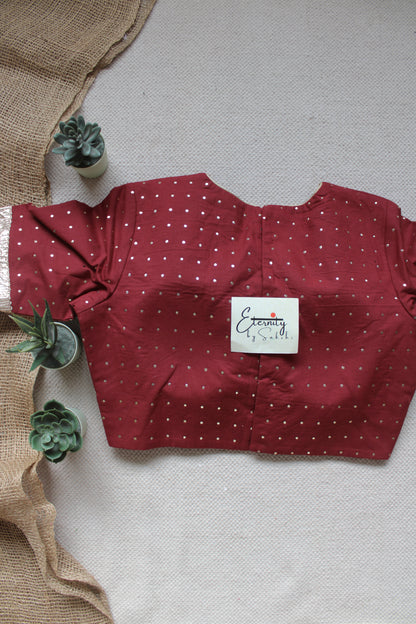 Maroon Navratri Amba Blouse