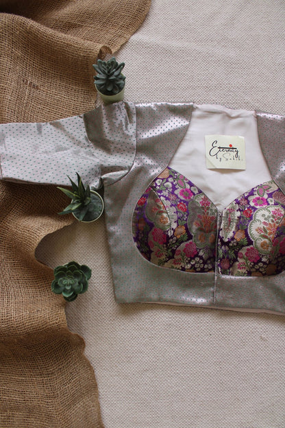 Gul Patch Blouse - Eternity by Sakshi