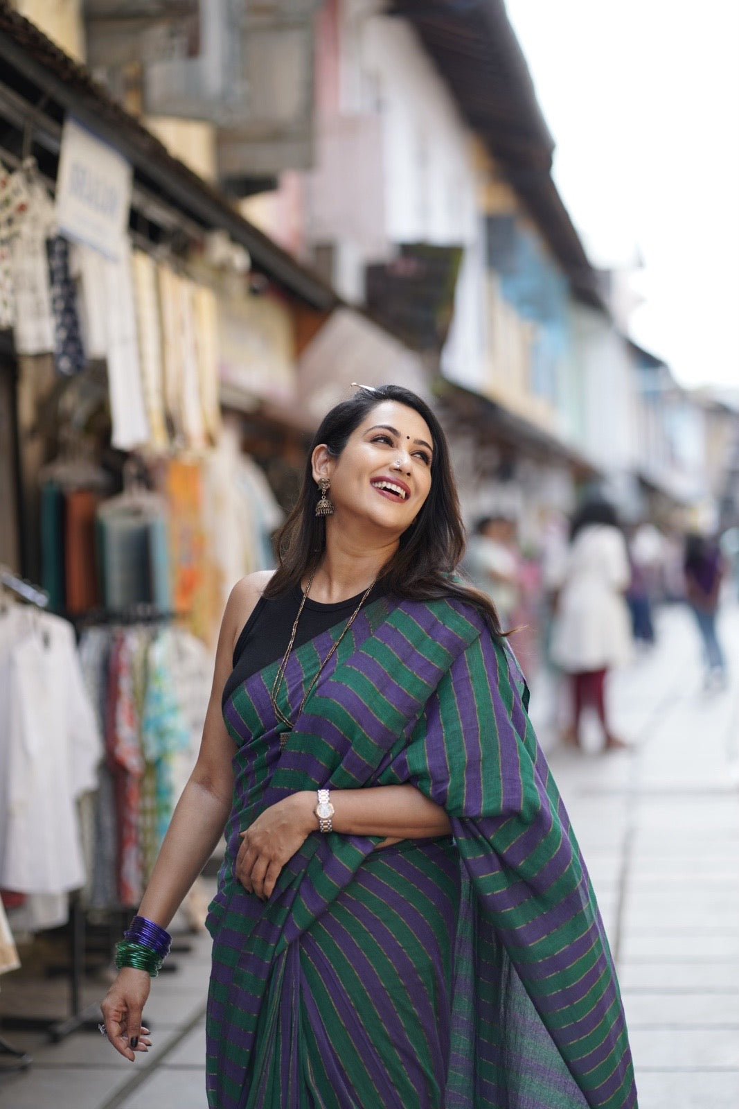 Green Silsila Saree - Eternity by Sakshi