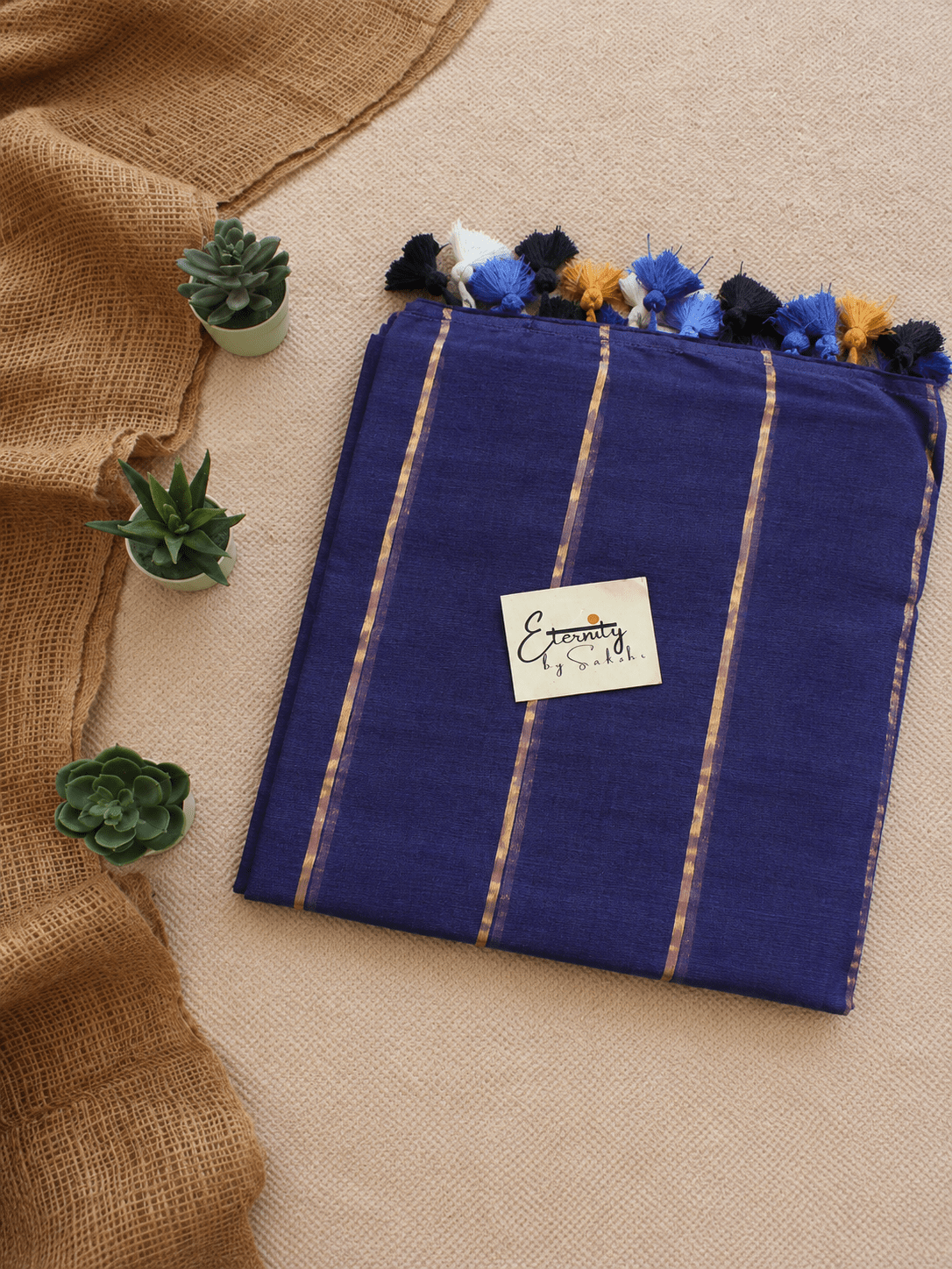 Purple Suti Garage Saree - Eternity by Sakshi