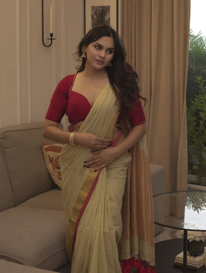 Matcha Polka Saree - Eternity by Sakshi