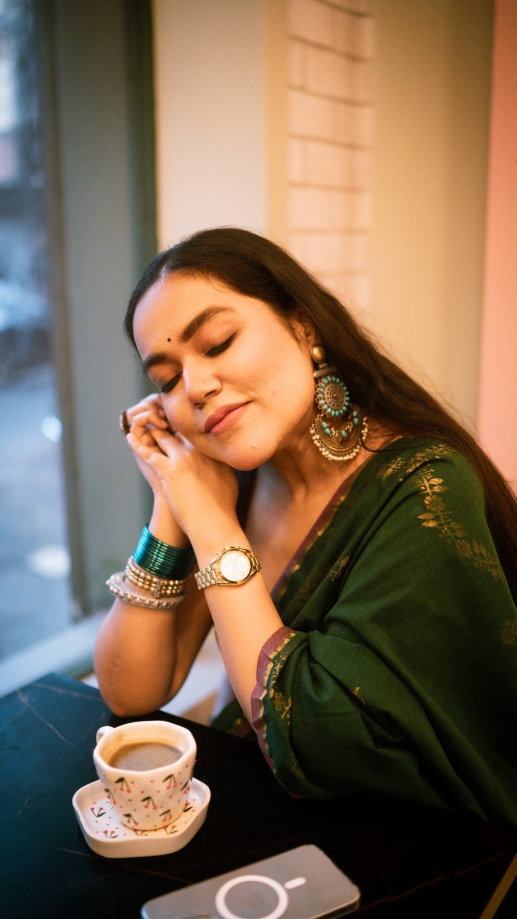 Green Parv Saree - Eternity by Sakshi