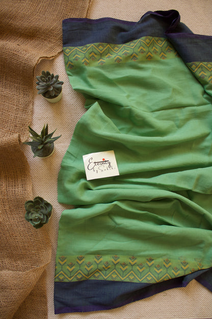 Green Mohe Saree