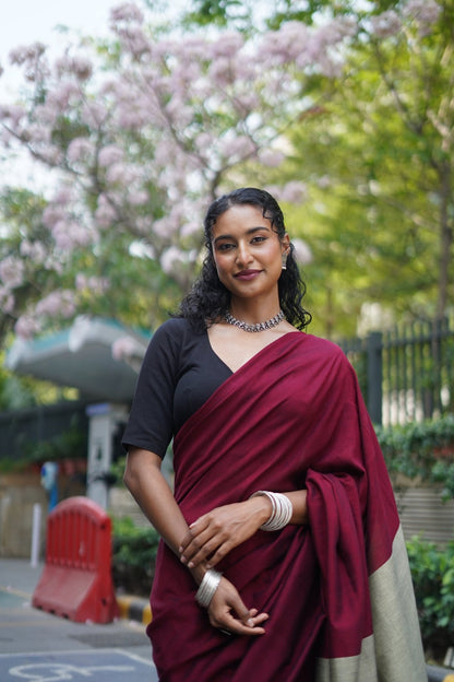 Beet Office saree - Eternity by Sakshi