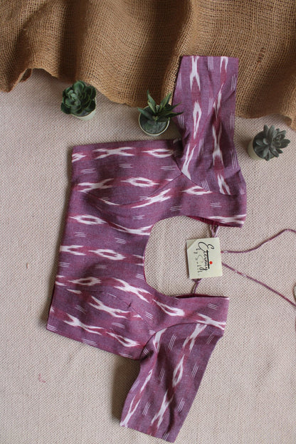 Onion Pink Ikat Blouse - Eternity by Sakshi