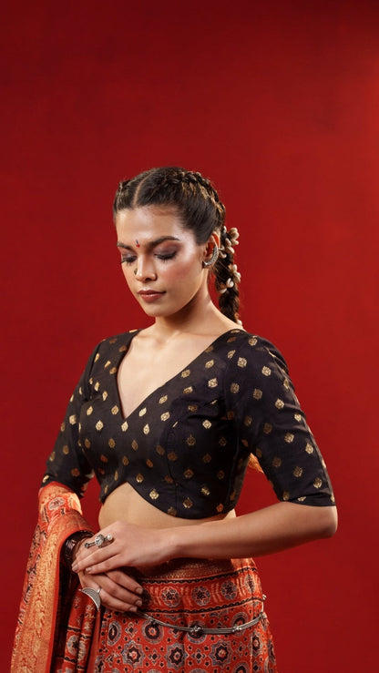 Royal Ember Shadow Blouse - Eternity by Sakshi