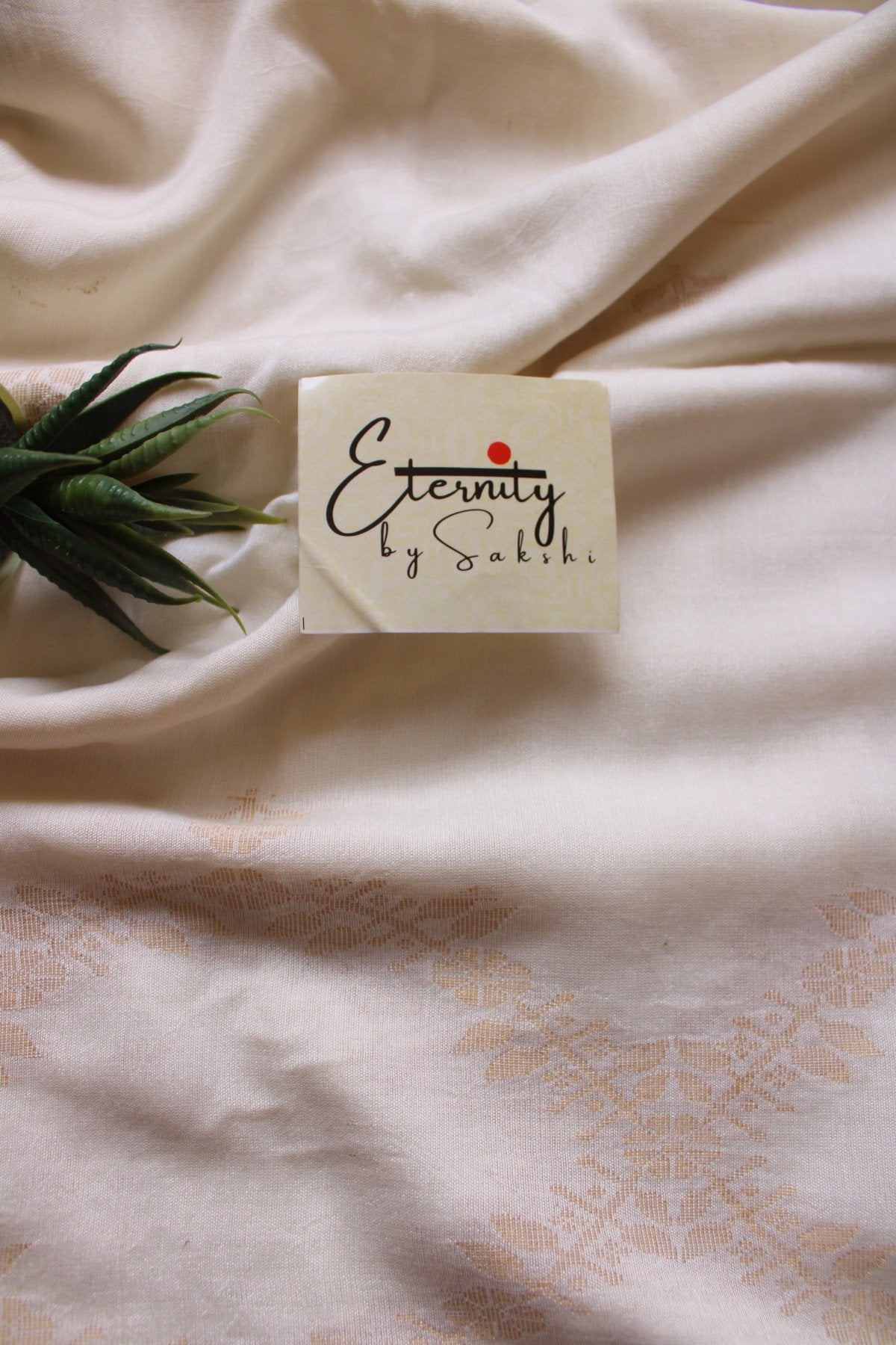 White Parv Saree - Eternity by Sakshi