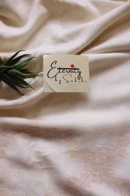 White Parv Saree - Eternity by Sakshi